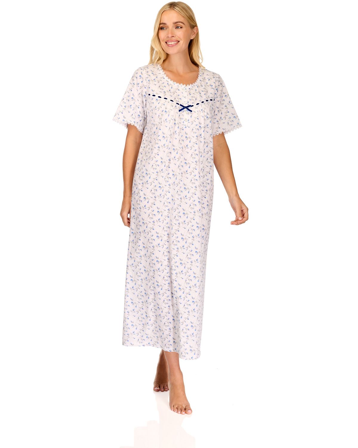 La Marquise Womens 'Velvet Rose' Short Sleeve Nightie