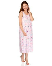 La Marquise Womens 'Watercolours' Sleeveless Nightie