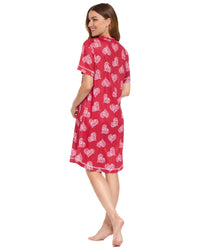 La Marquise Womens 'Cosy Wonders' Short Sleeve Nightie