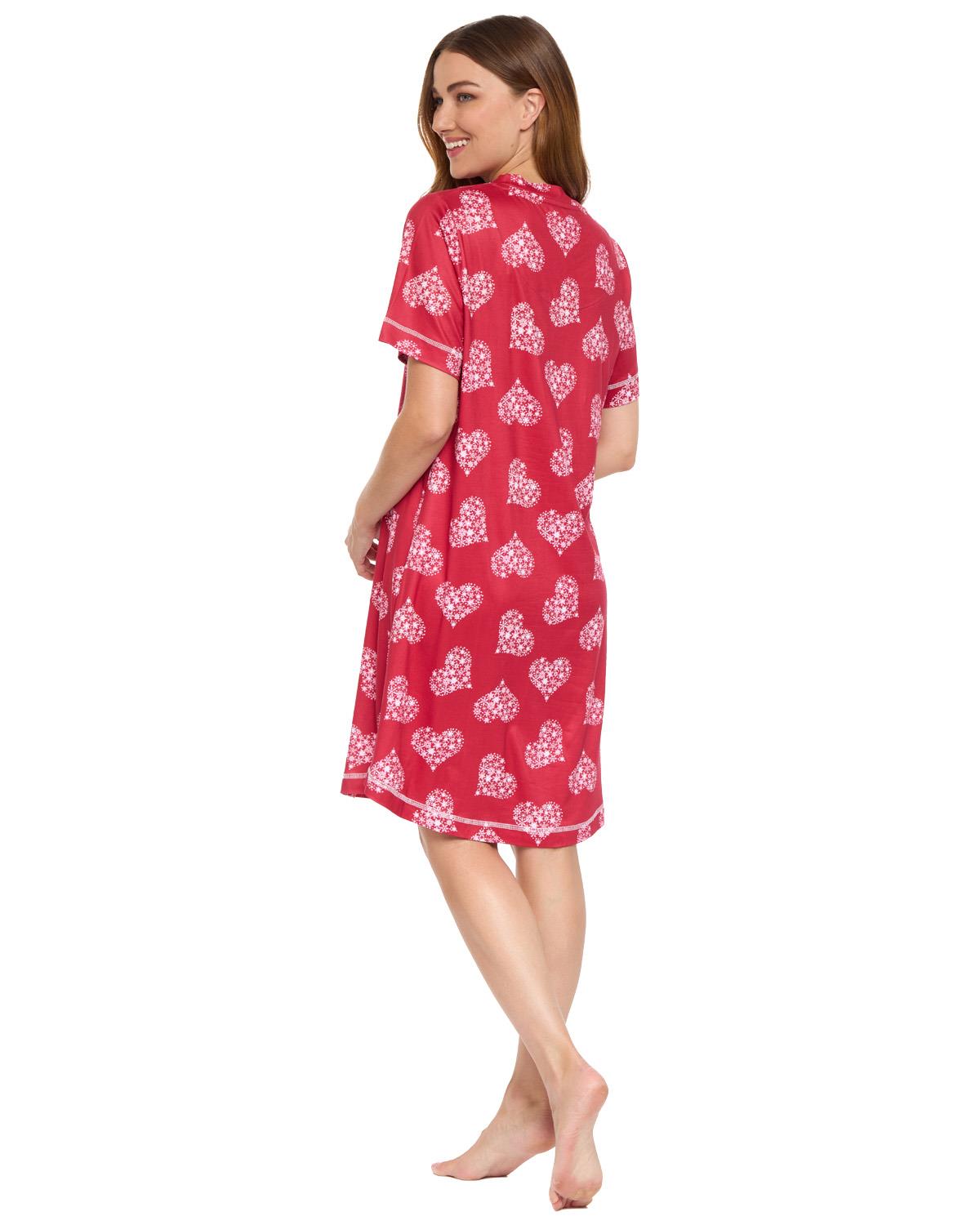 La Marquise Womens 'Cosy Wonders' Short Sleeve Nightie