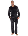 Cargo Bay Mens Polished Fleece Plain Pyjama Set