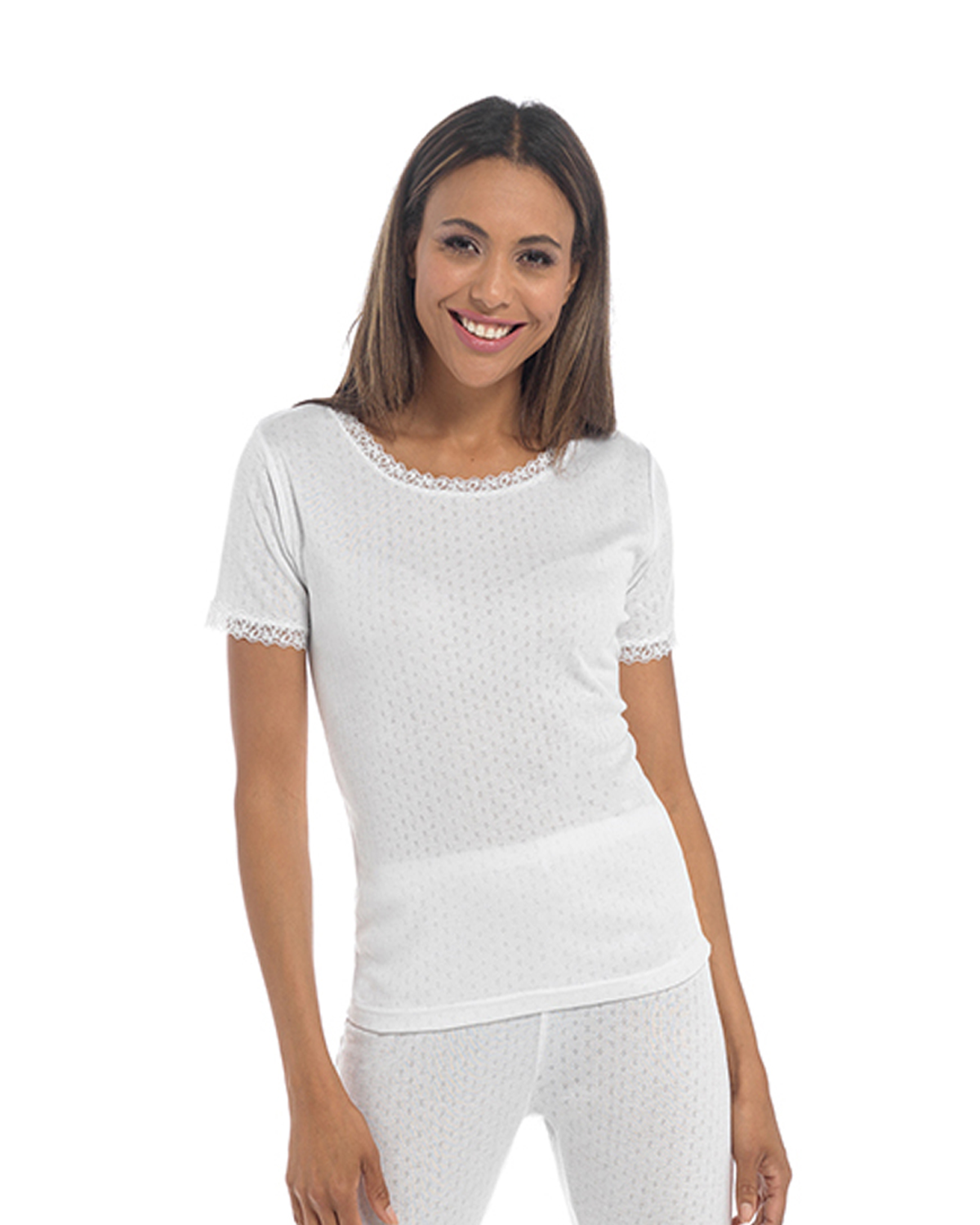 Heatguard Womens Pointelle Thermals - 2 Pack