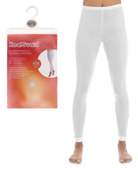 Heatguard Womens Pointelle Thermals - 2 Pack