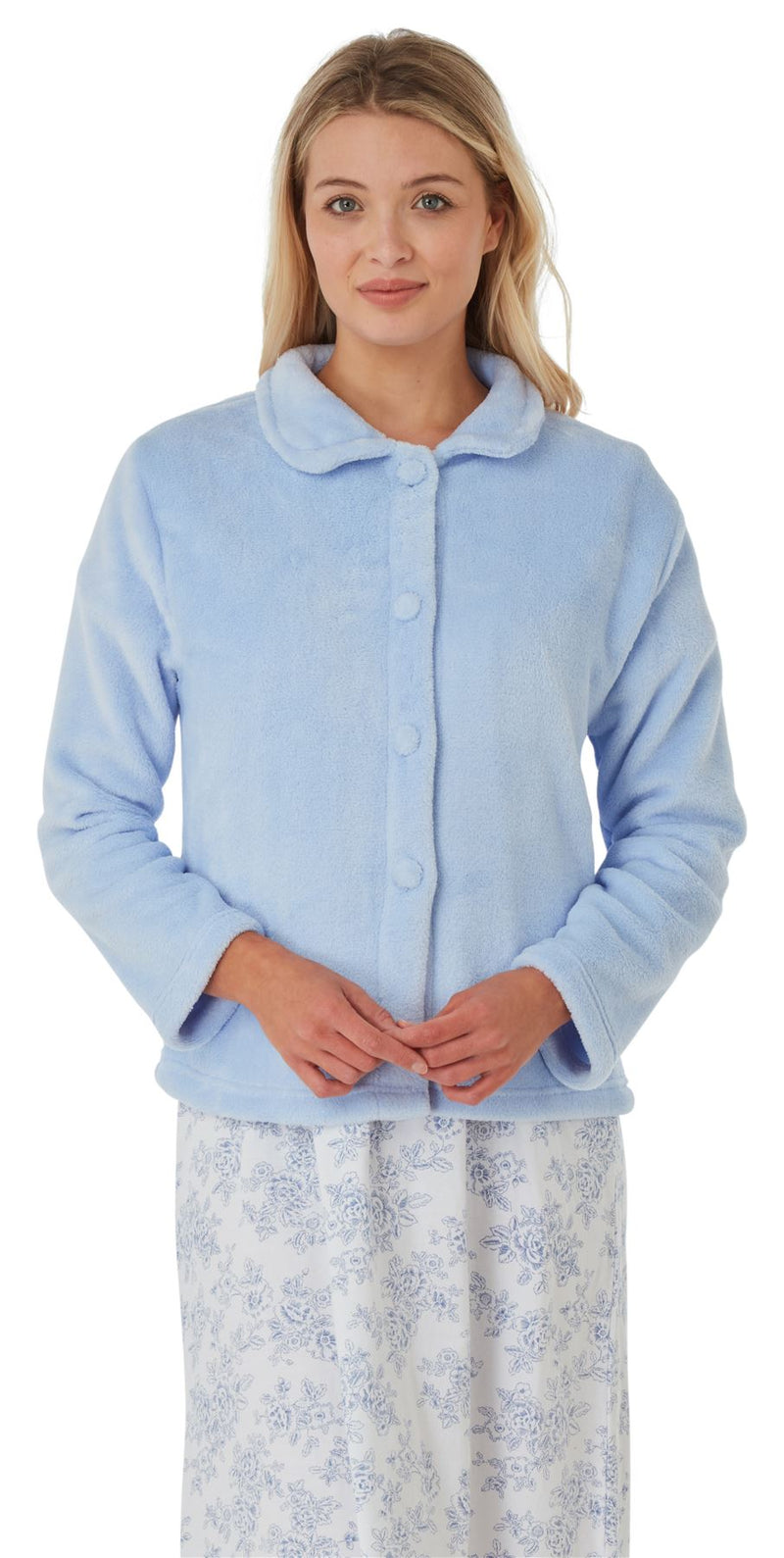 Marlon Ladies Coral Fleece Bedjacket