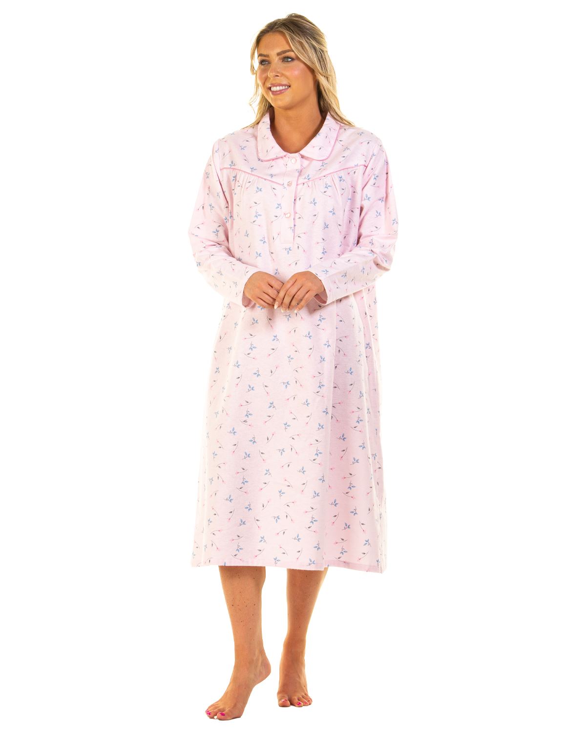Cotton Nightdress Womens Flannelette Nightie Order This Elegant