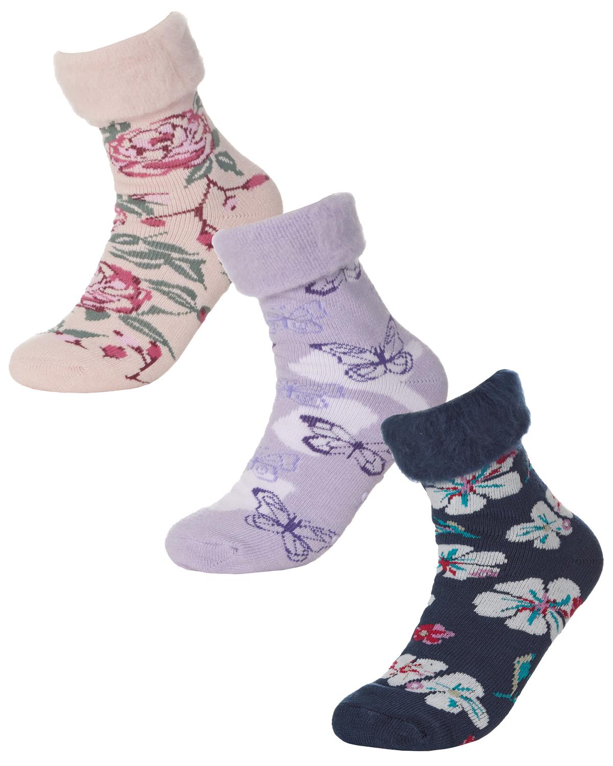 Forever Dreaming Womens 3 Pairs Cosy Bed Socks