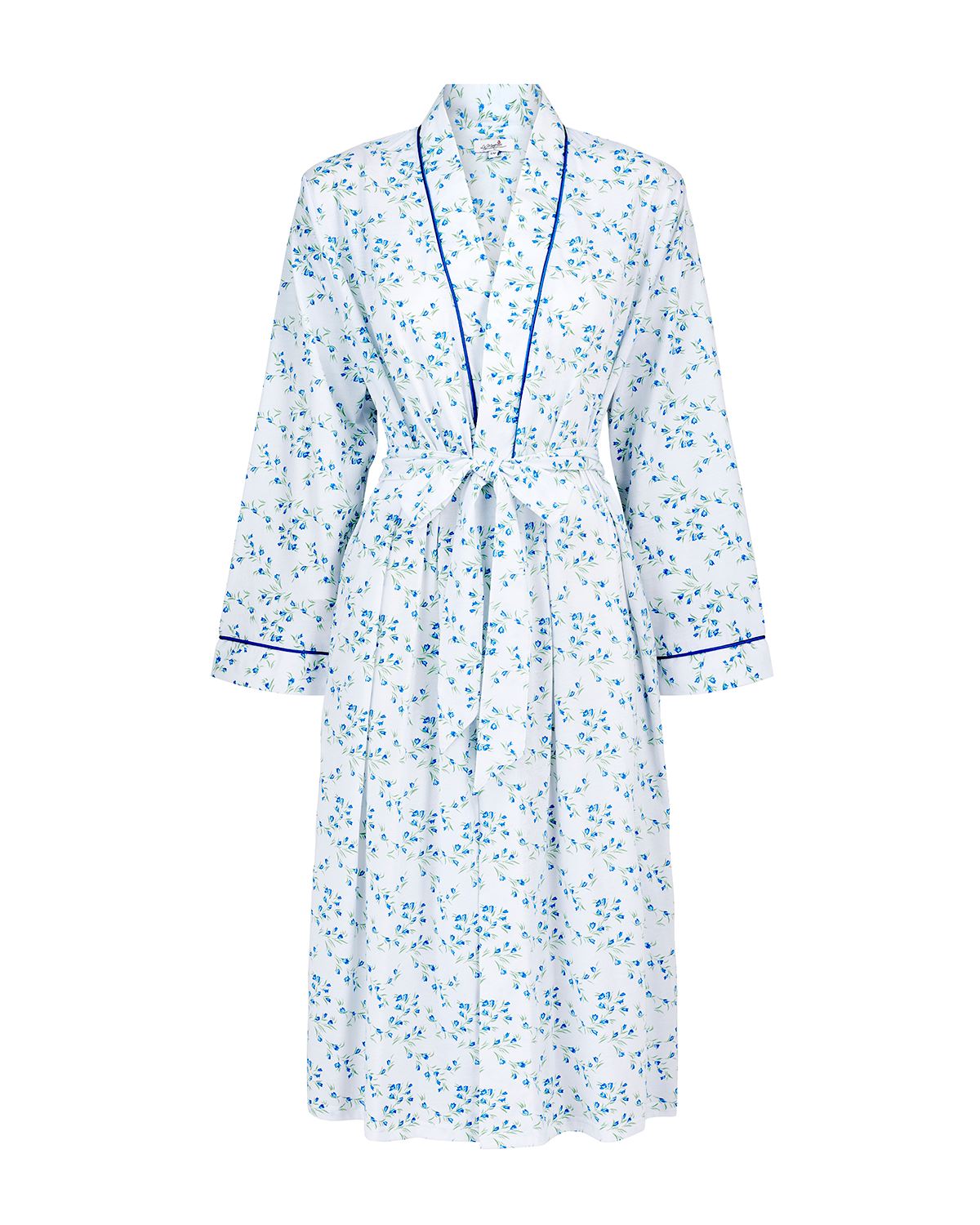 La Marquise 'Moonlit Tulip' Piped Long Sleeve Wrap