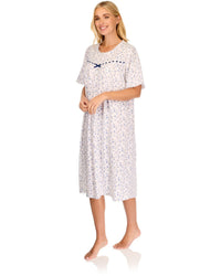 La Marquise Womens 'Velvet Rose' Short Sleeve Nightie