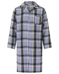 Walker Reid Mens Check Button Down Nightshirt