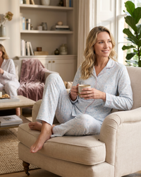 Marlon Womens 100% Cotton Wincyette Button Pyjamas