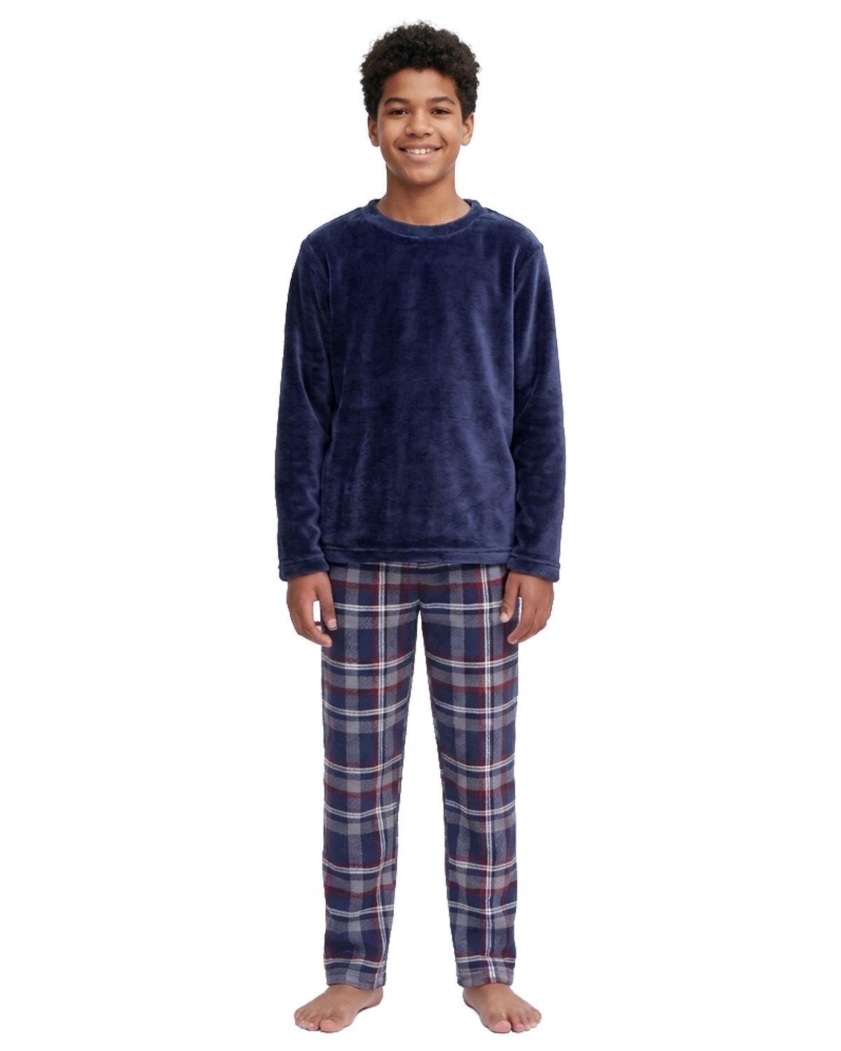 Teen Boys Flannel Fleece Pyjama Set