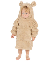 Huggable Kids Teddy Plush Fleece Hoodie