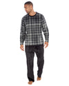 Cargo Bay Mens Polished Fleece Check Pyjamas
