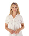 Slenderella Womens 40" Star Print Short Sleeve Nightie