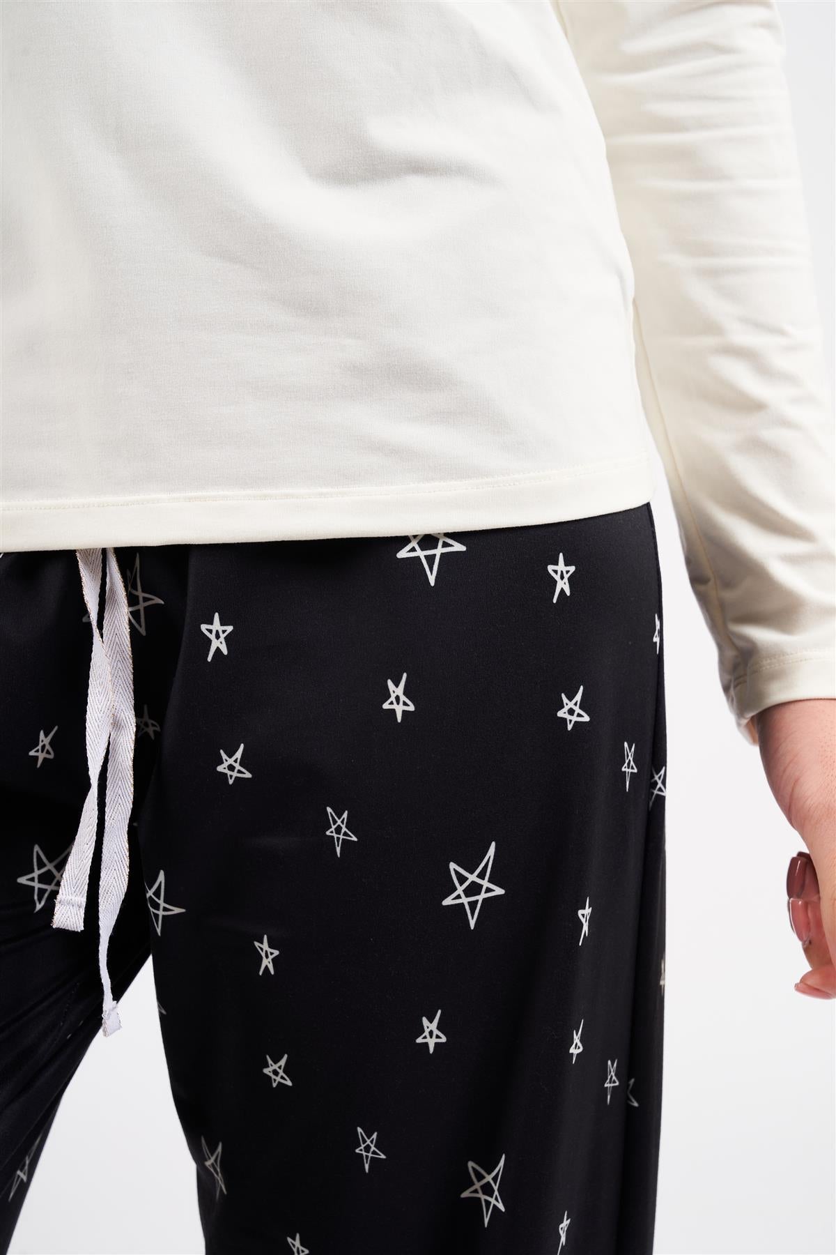 Loungeable Womens Star Long Pyjamas