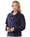 Ladies Embossed Button Bed Jacket