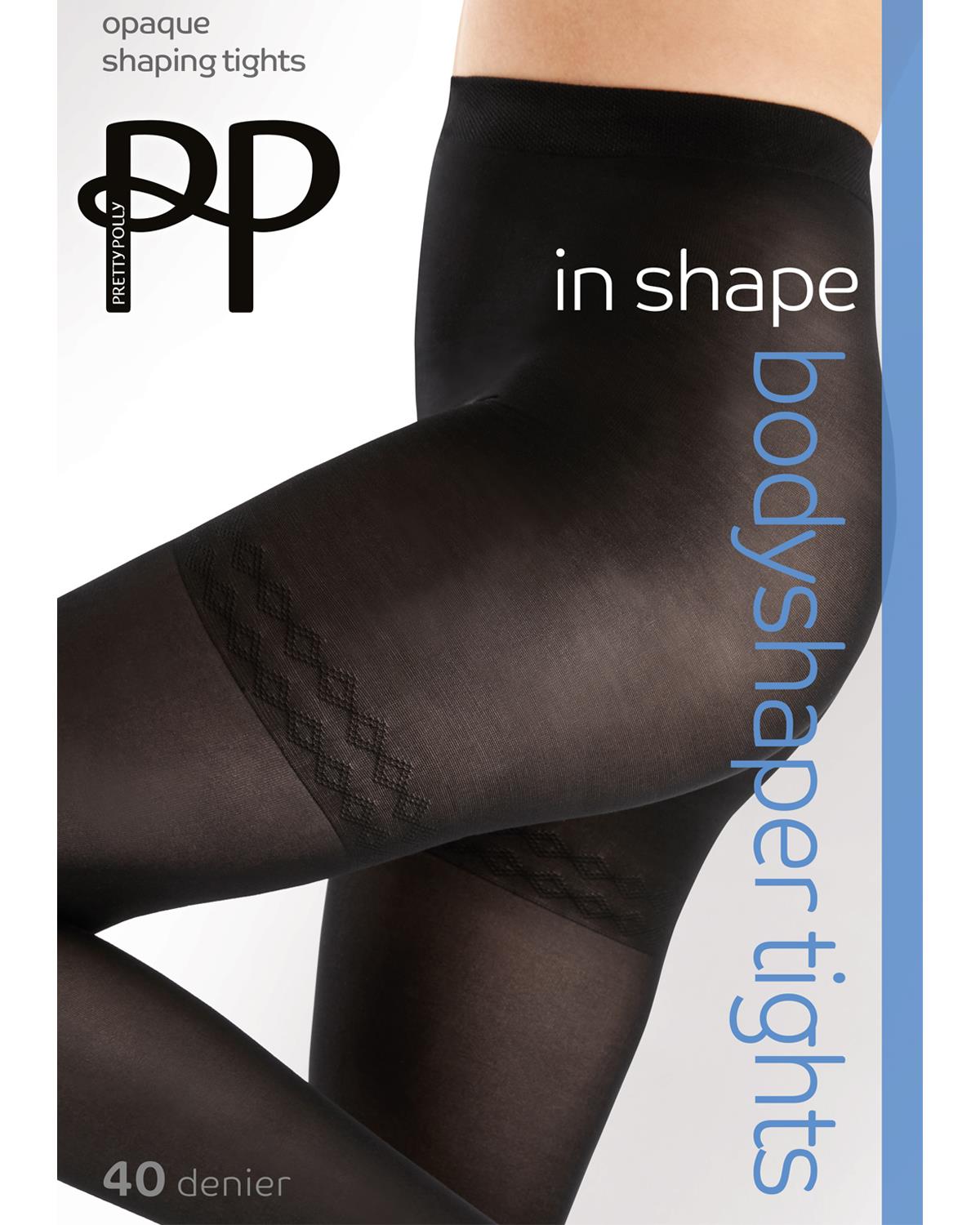 Pretty Polly Womens Opaque Bodyshaper Tights