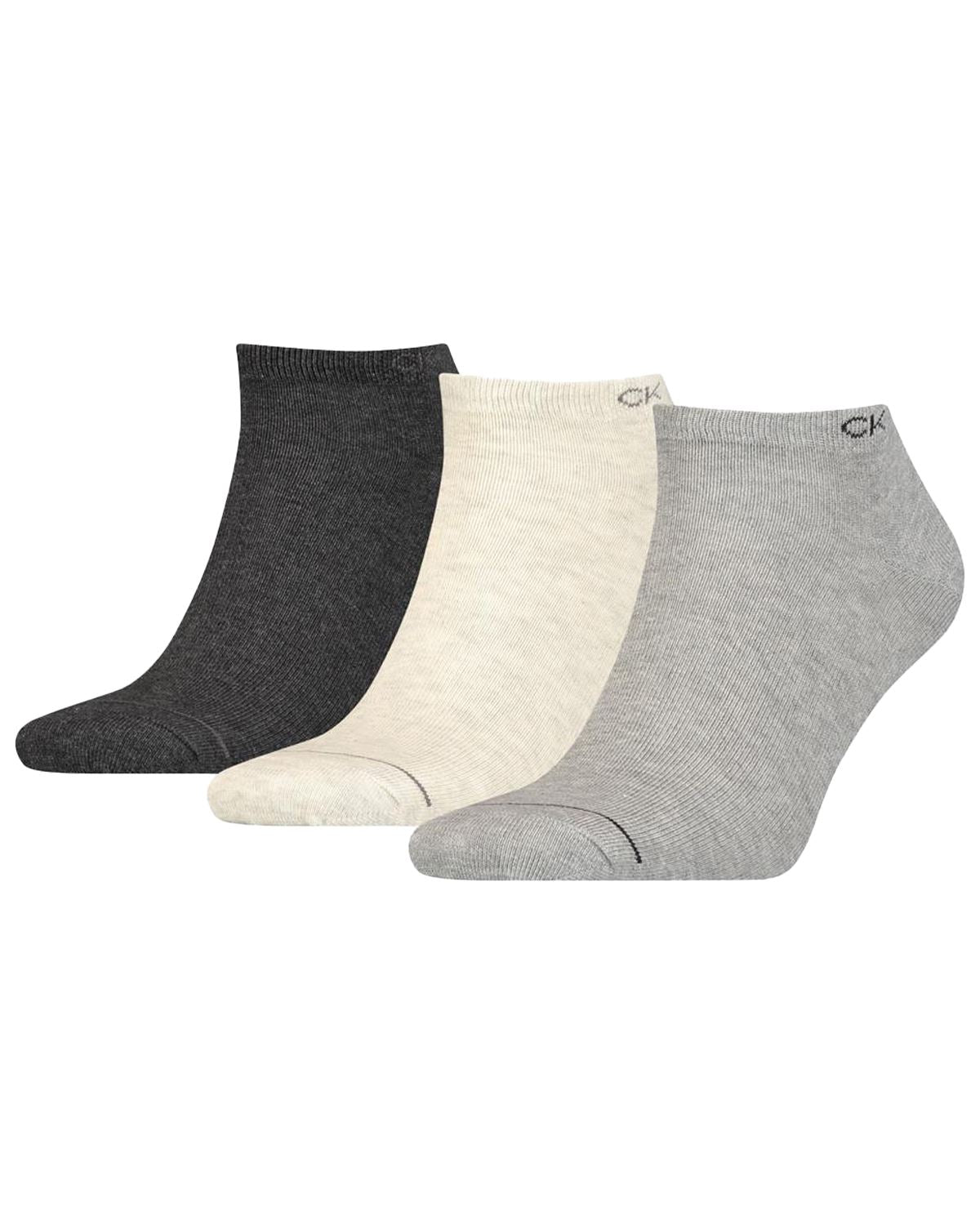 Mens Calvin Klein 3 Pack Sneaker Socks