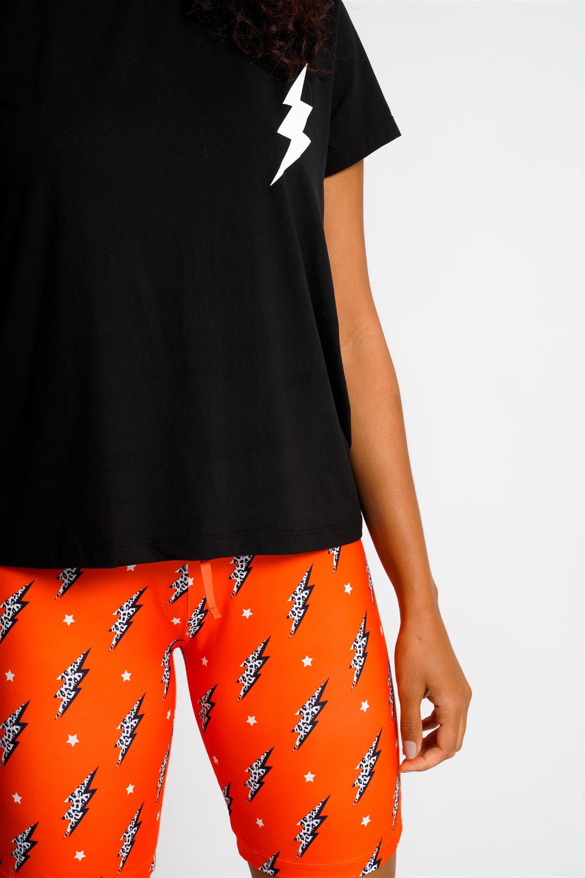 Loungeable Womens Lightning Bolt Short Pyjamas