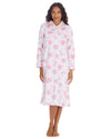 Countess Christie Womens Long Sleeve Floral Cotton Nightie