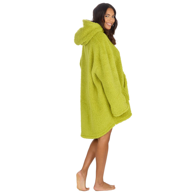 Grinch Matching Family Oversized Fleece Hoodie