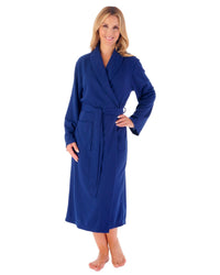 Slenderella Womens Shawl Collar Waffle Dressing Gown