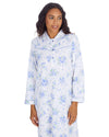 Countess Christie Womens Long Sleeve Floral Cotton Nightie