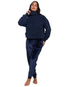 Loungeable Womens Borg Removeable Snood Jumper & Jogger Set