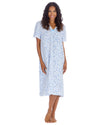 Countess Christie Womens Open Back Woven Poplin Nightie
