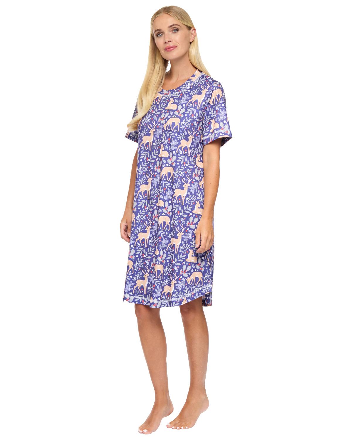 La Marquise Womens 'Cosy Wonders' Short Sleeve Nightie