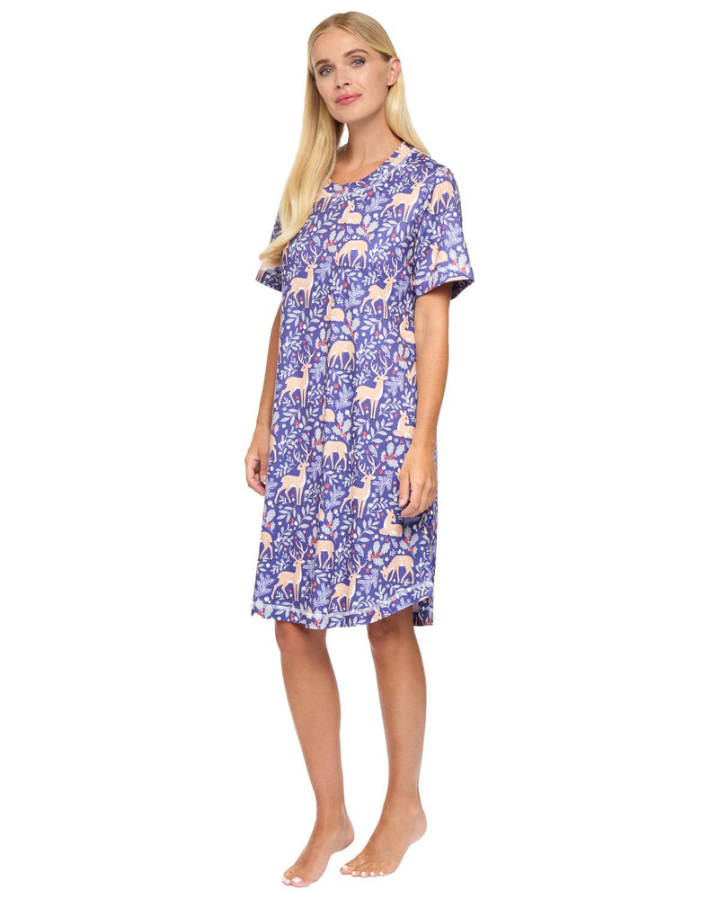 La Marquise Womens 'Cosy Wonders' Short Sleeve Nightie