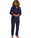 Indigo Sky Womens Cute Dog Wincey Pyjamas