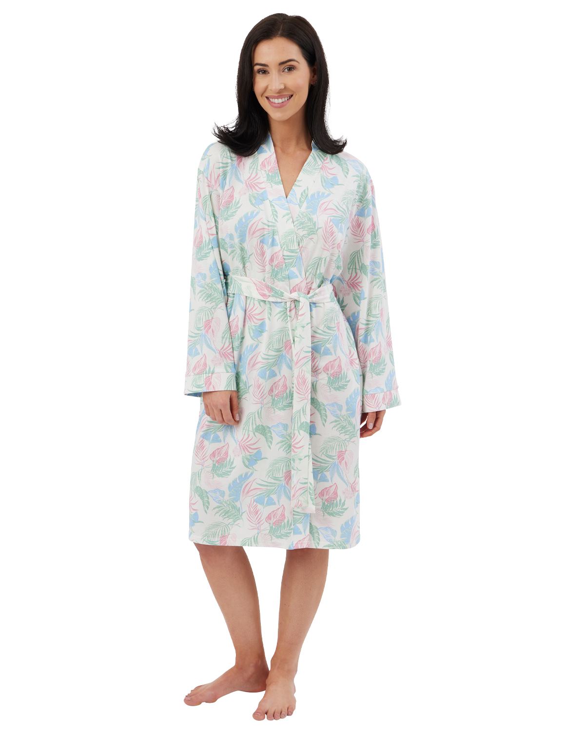 Indigo Sky Womens Tropical 38" Jersey Wrap