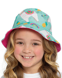 Kids Reversible Printed Bucket Hat