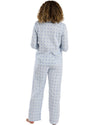 Indigo Sky Ladies Plush Fleece Fleur Geo Pyjamas