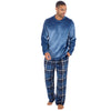 Cargo Bay Mens Polished Fleece Check Pyjamas