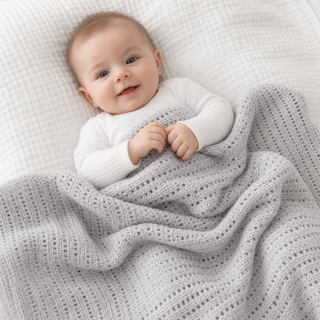 Babytown Cotton Cellular Blanket