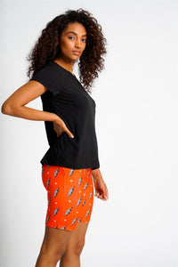 Loungeable Womens Lightning Bolt Short Pyjamas