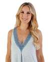 Gaspé Womens 38" Supersoft Sleeveless Nightdress