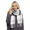 Womens Check Plaid Winter Tartan Scarf