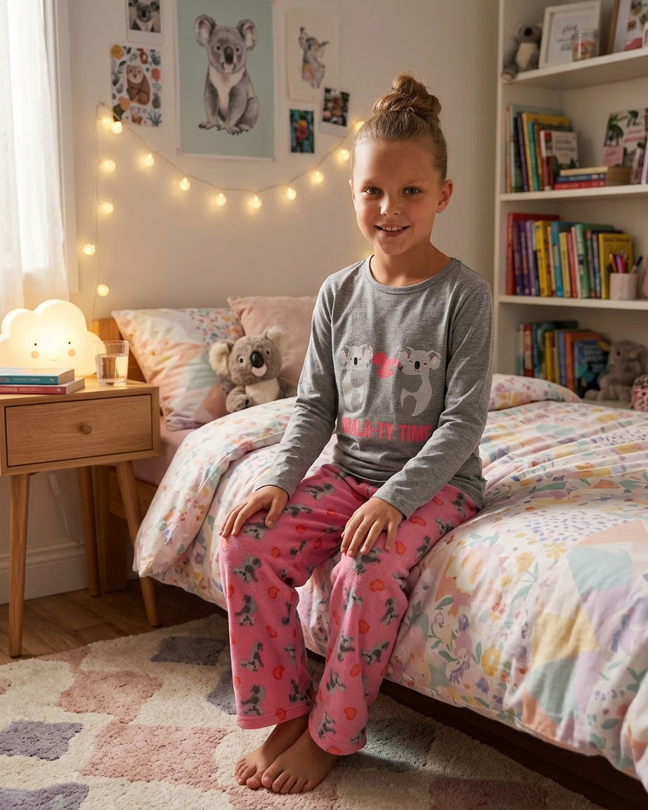 Slumber Hut Girls Koala Pyjamas