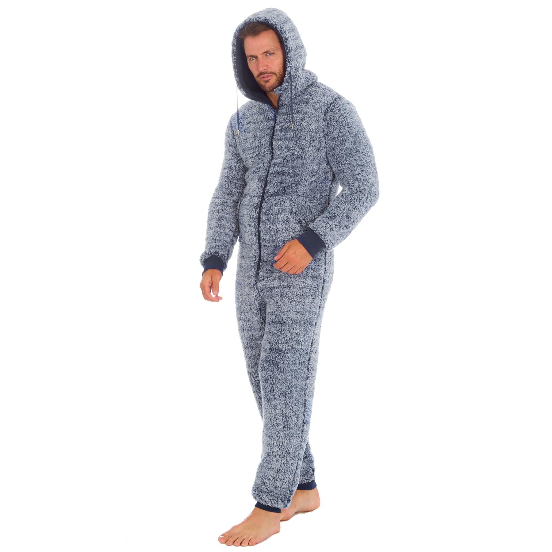 Slumber Hut Mens Sherpa Fleece Onesie