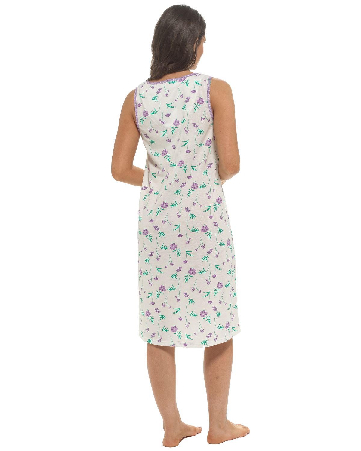 Slumber Hut Womens Sleeveless Floral Nightie