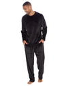 Cargo Bay Mens Polished Fleece Plain Pyjama Set