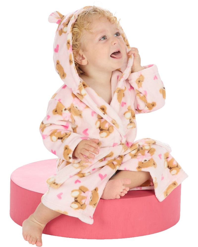 Babytown Babies Printed Fleece Robes