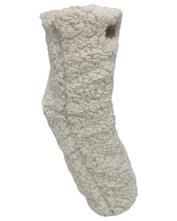 Bramble Womens Cropped Fluffy Lounge Socks