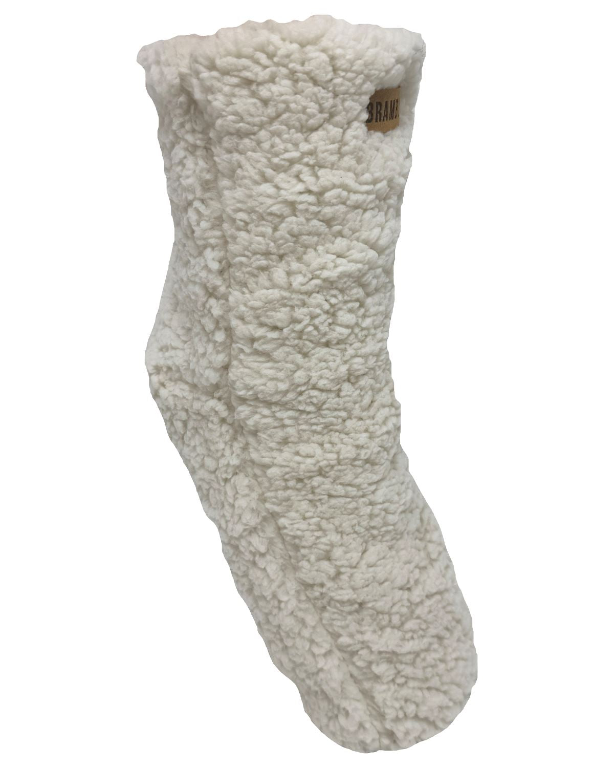 Bramble Womens Cropped Fluffy Lounge Socks