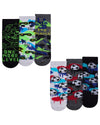 Boys 6 Pack Football/Gaming Socks