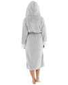 Womens Snowtip Fleece Sherpa Trim Dressing Gown