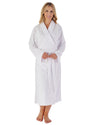 Slenderella Womens Floral Embossed Shawl Collar Dressing Gown